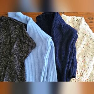 Bundle of 4 sweaters Garage,Timing,Shein, and other.